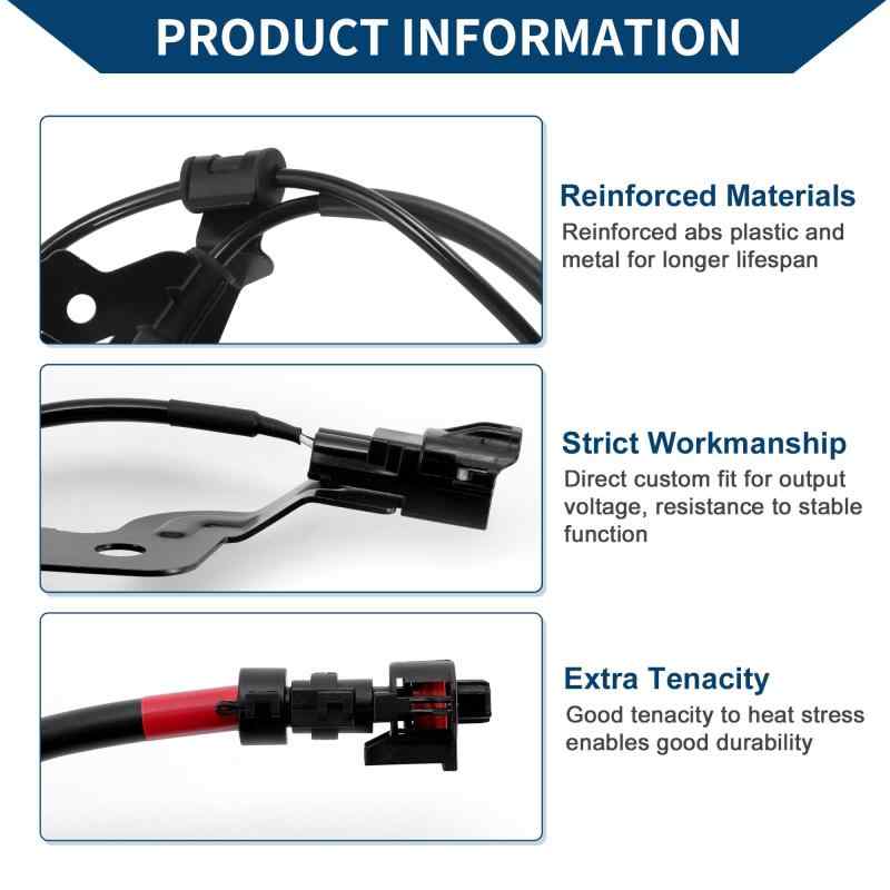 Hihaha ABSホイールスピードセンサー リアライトABSセンサー アンチロックブレーキシステムセンサー 番号：91920C5100/58960C0200 Kiaに対応 SORENTO 2WD 2016-2020