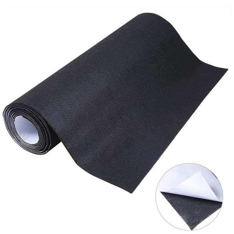 siawadeky フェルト生地シート 大判40cm*2m フェルトテープ 自己接着 厚さ1mm 手芸用カットフェルト 床のキズ防止 家具 保護シート 滑り止めマット 自由にカット可能 キズ防止テープ 保護パッド