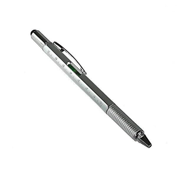 乐天商城 - 多機能マルチペン タッチペン/ドライバー/水平器/ボールペン/スケール(測定) 油性ボールペン 0804