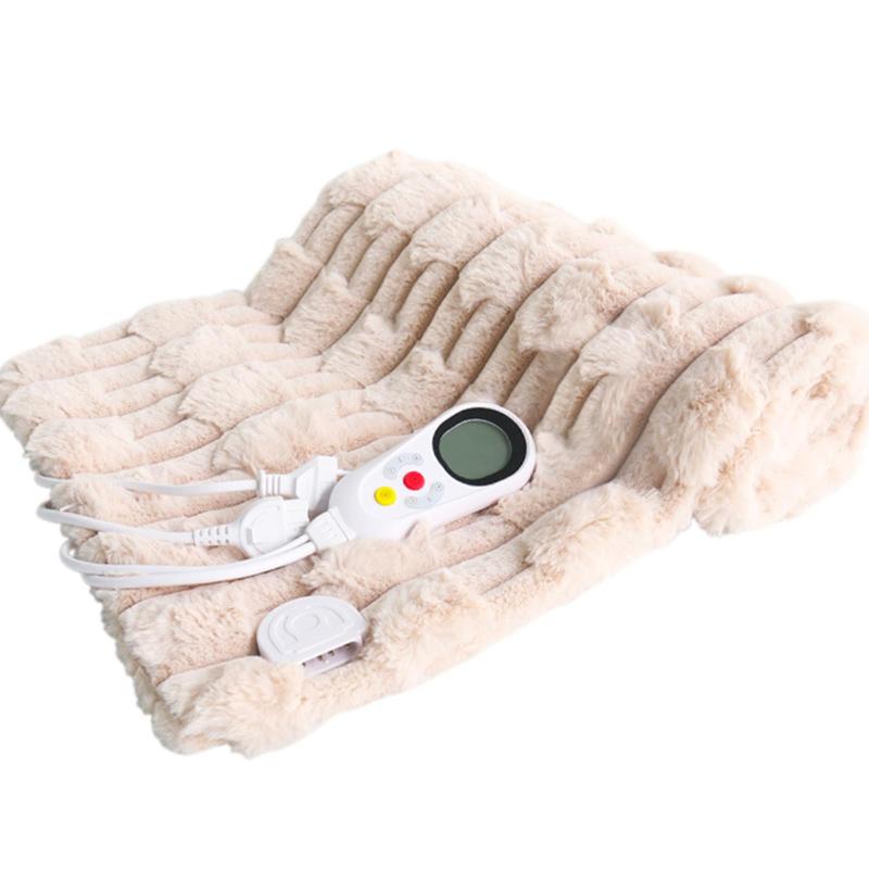 Haikawi 電気ホットマット 一人用 ホットカーペット [タイマー機能付き] 電気座布団 6段階温度調節 省エネ 過熱保護 自宅/オフィス 防寒対策 日本語説明書付き PSE認証済