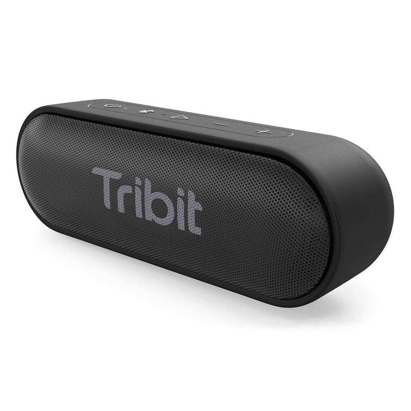 Tribit XSound Go Bluetooth スピーカー IPX7完全防水 ポータブルスピーカー 24時間連続再生 16W Bluetooth5.0 ブルートゥーススピーカー TWS対応 低音強化/内蔵マイク搭載 ブラック
