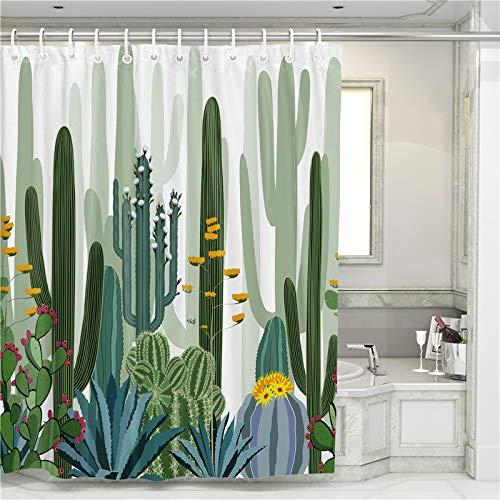 BQEE 72 x 72 シャワーカーテン 防水 ユニットバス 浴室カーテン取り付け簡単 目隠し 間仕切りお風呂カーテン 軽量 速乾