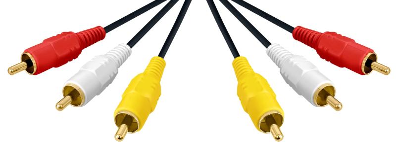 F-Factory 【ビデオコード】3ピン－3ピン RCAピンケーブル AVケーブル