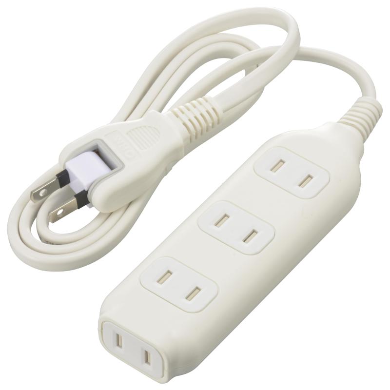 オーム(OHM)オーム電機 電源タップ 4個口