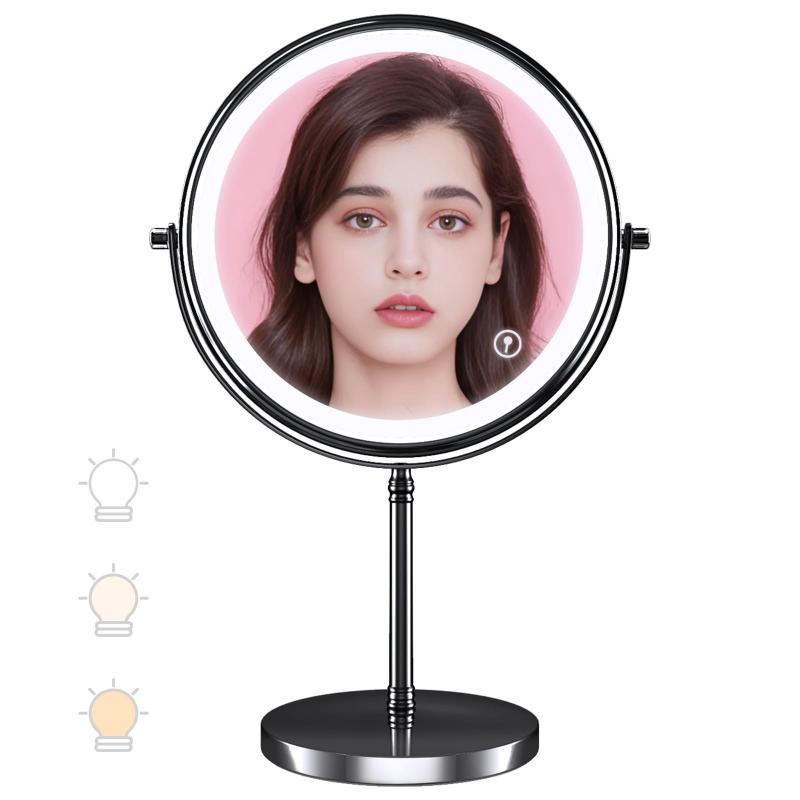 Rakuten - MILPROX LED化粧鏡 5倍拡大鏡 女優ミラー