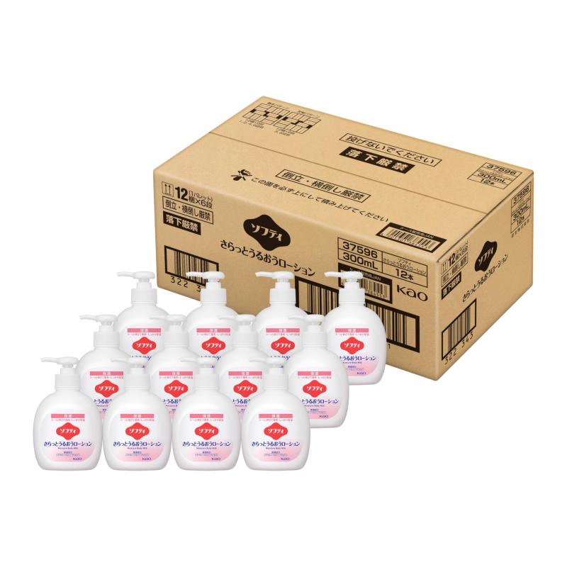 花王プロシリーズ【大容量】 【ケース販売】 花王 ソフティ さらっとうるおうローション ボディローション 300ml 梱販売用 業務用 花王プロフェッショナル・サービス