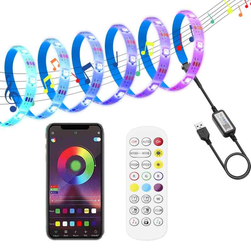 乐天商城 - LEKE ライトテープ LEDテープライト流れるテープ 虹色 ledテープ