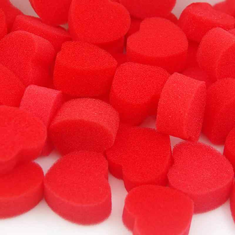 Sponge Hearts/ハートスポンジ 赤いハート形スポンジ アピアリングマジックアクセサリー 近景マジック道具 手品 道具 (10個)