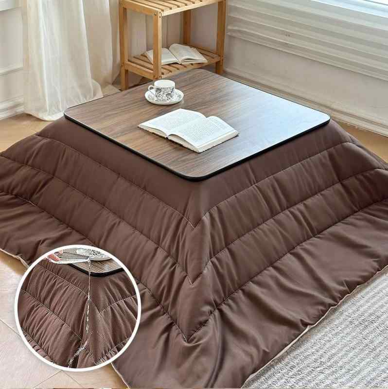 こたつ布団 単品売り 片側防水 油や汚れに強い 中綿1.6kg 発熱綿使用 こたつ掛布団 こたつ掛布団 マイ..
