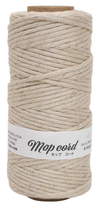 メルヘンアート モップコード M 3mm幅 生成 約75m 831