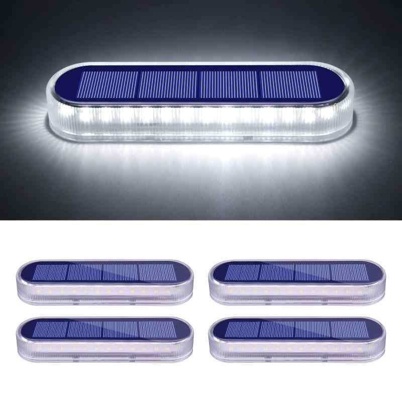 Yilaie ソーラーライト 屋外 30LED 超高輝度 IP68防水 自動点灯/消灯 太陽光パネル充電 玄関先 庭 車道 歩道 駐車場に最適