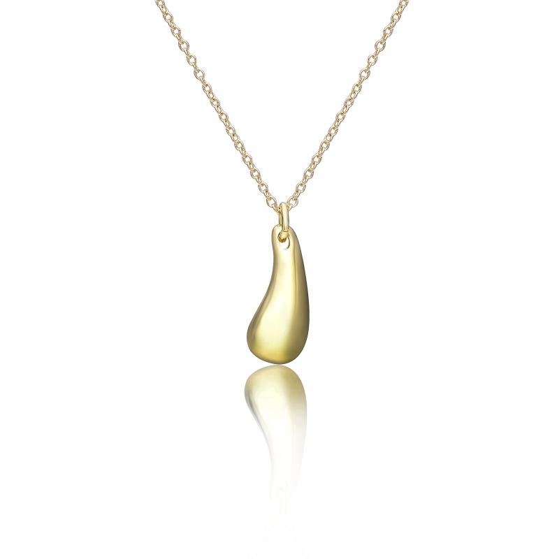 NAOTJEWELRY ナオットジュエリー ティアドロップネックレス ゴールド ギフトBOX付き 18Kコーティング レディース しずく型 Teardrop Necklace
