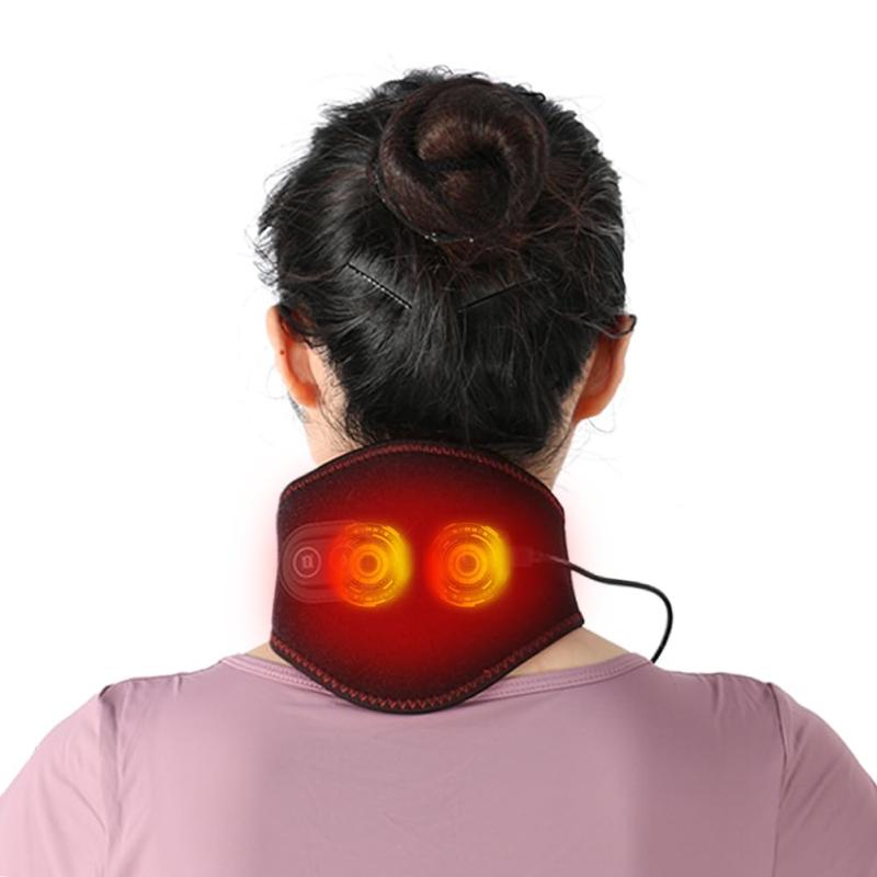 「超薄軽80g＆USB給電」 MACOLAUDER 電気首サポーター 45℃・50℃・55℃ 強度3階段 10秒即暖 ネックウォーマー 電熱ネックウォーマー 遠赤外線 OK布 加熱パッド 自宅＆オフィス メンズ レディース