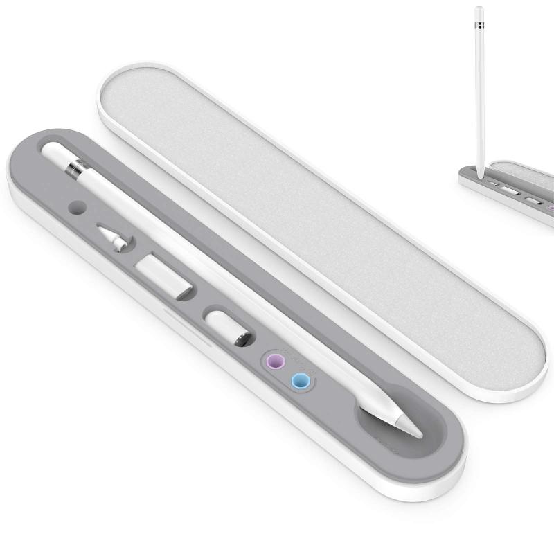 AhaStyle ポータブル iPencil ケース 硬質 アップルペンシル収納ケース 紛失防止 Apple Pencil (USB-C)&Apple Pencil (第1/第2世代)&Apple Pencil Pro適用