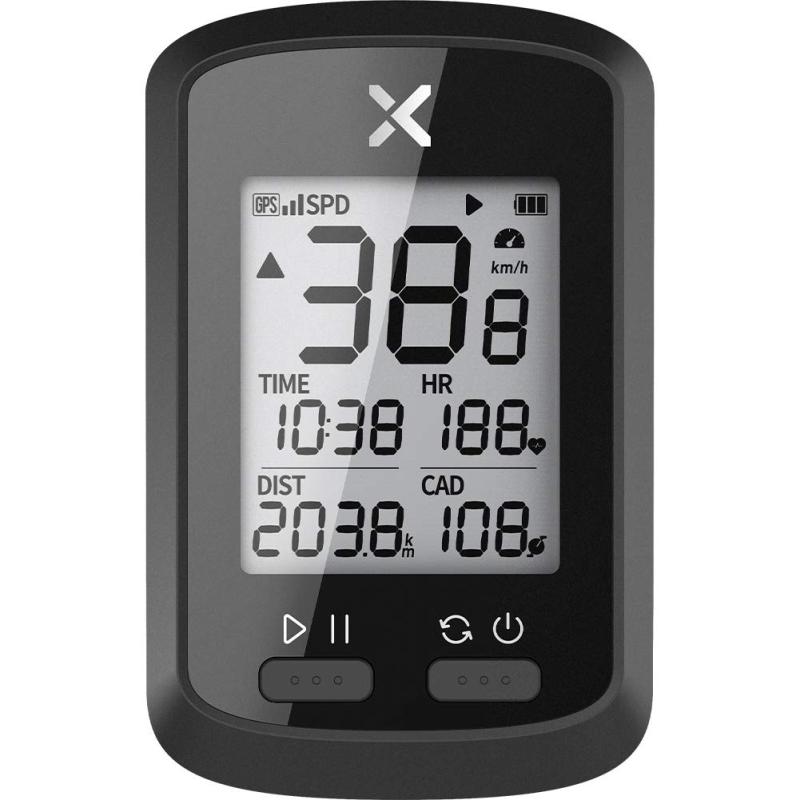 XOSS GPS サイクルコンピュータ ワイヤレス サイコン USB充電式 バッテリー内蔵 Bl...