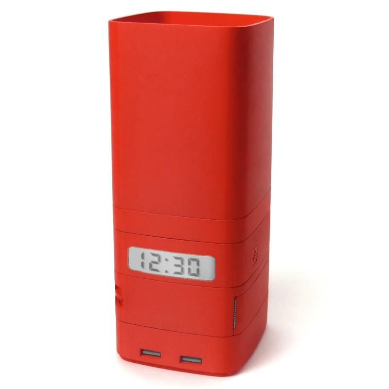 乐天商城 - LEXON 『多機能ペン立て』 MINI TOTEM Design Damian Evans レッド LD110 R