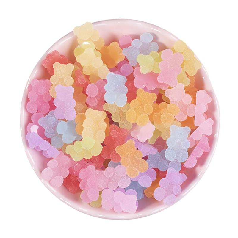 YFFSFDC グミ デコパーツ キャンディー ネイルアート 可愛い デコ材料 デコ素材 素材 DIY手芸材料 DIY用品 手作り ハンドメイド 飾り用ビーズ 飾り物 装飾品 スマホケース ネイルアートパーツ