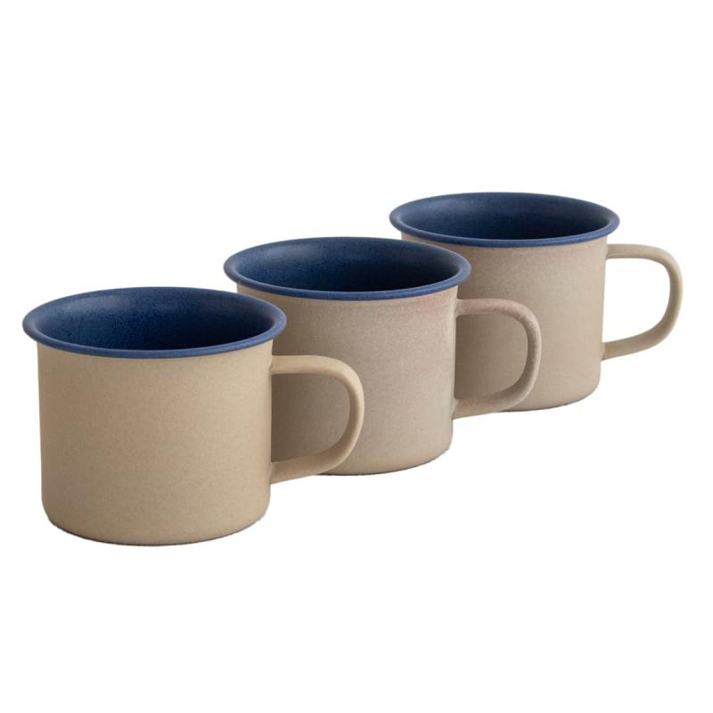 ％PORCELAINS（ポーセレンズ） PLATE SS MAT NAVY プレート 13cm 5枚セット 小皿 取り皿 多治見焼 日本製