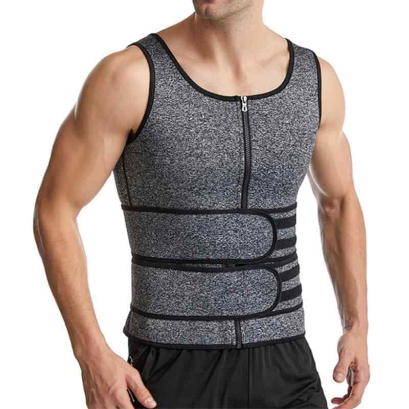 Rakuten - 加圧 ベルト メンズ インナー タンクトップ サウナ スーツ トレーニング ウェア ダイエット 筋トレ 発汗 速乾 [並行輸入品]