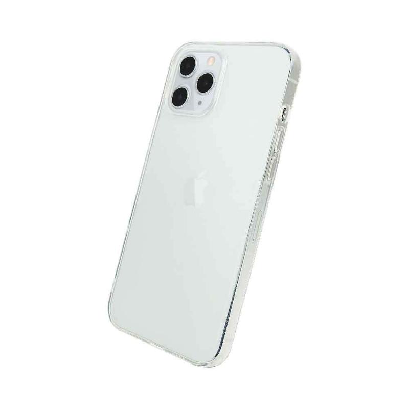 iPhone12 スマホケース クリア カバー 耐衝撃 薄型 耐熱性 シンプル 高光沢 軽量 ソフト ラバーケース ストラップホール付 【Provare】 3