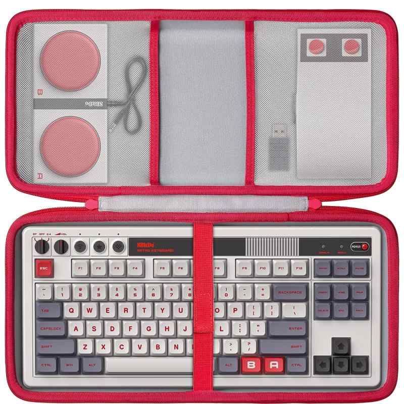 （ケースのみ）RK ROYAL KLUDGE M87 ワイヤレスゲーミングキーボード RKM87/ 8Bitdo 87キー メカニカルキーボード専用収納ケース-co2CREA