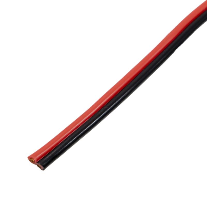 マクサー電機 スタンダード スピーカーケーブル 赤黒 5m ノーカット お好みの長さにカットしてお使いください
