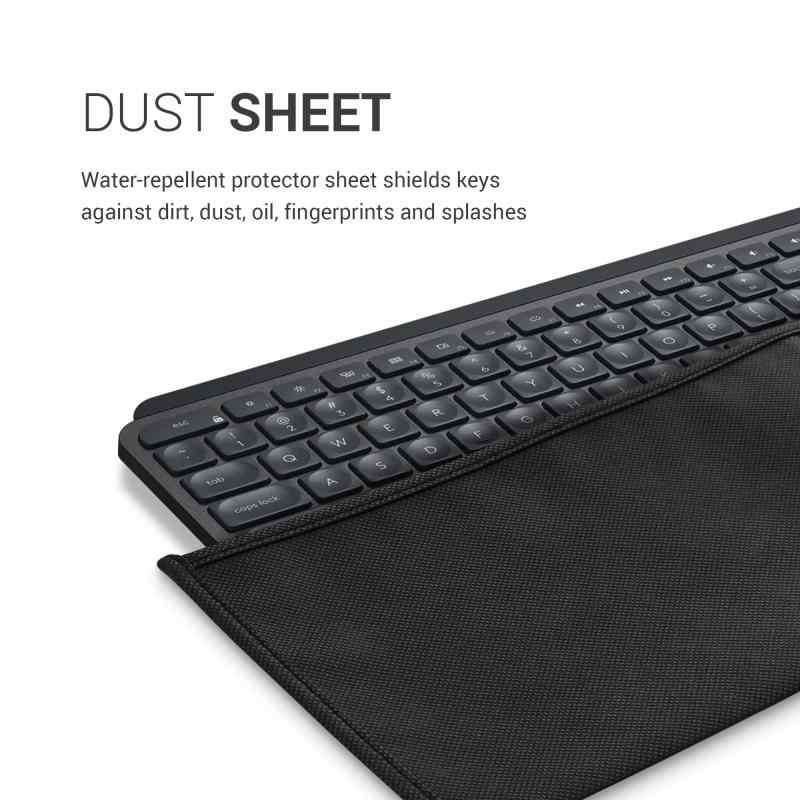 kwmobile キーボードカバー Logitech MX Keys Wireless対応 - パソコン ダストカバ...
