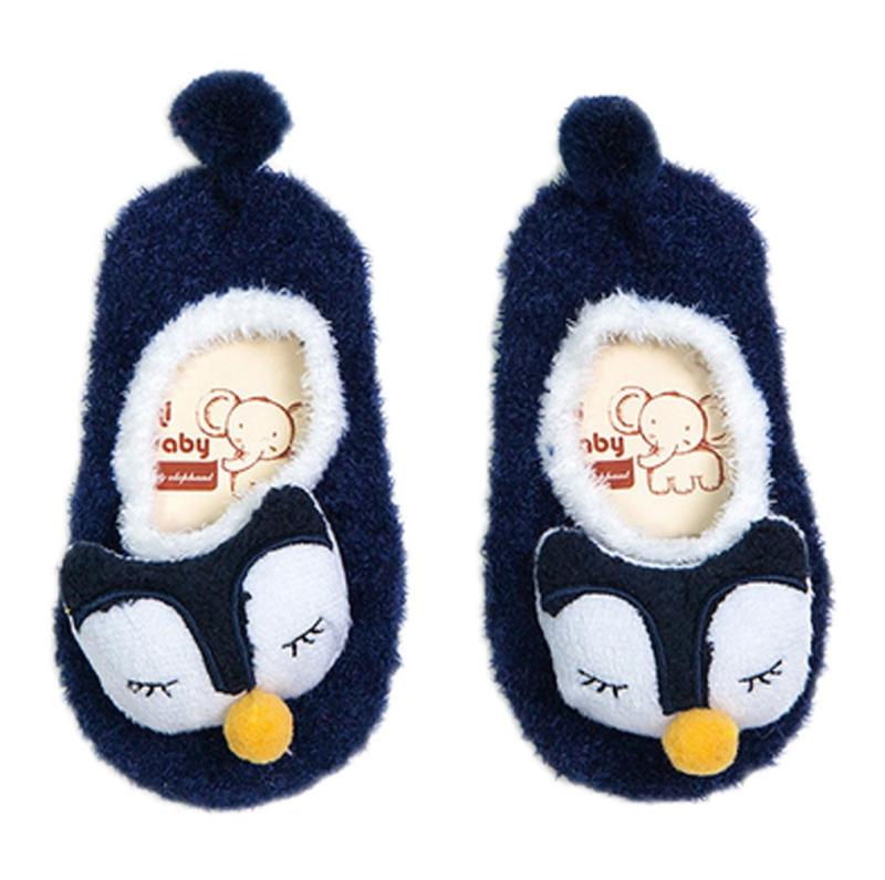 [ビグッド] かわいい ベビー 赤ちゃん もこもこ 暖かソックス 靴下 アニマル ルームシューズ ファーストシューズ 滑り止め 室内 出産 祝い