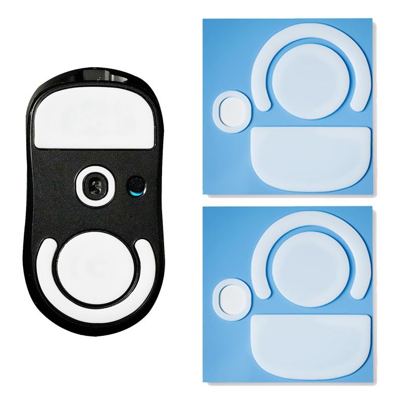 KASELIN 円形 マウスソール 汎用 100 粒入り 6mm 汎用マウスソール 丸 ICE ゲーミングマウス 滑り強化 高純度 PTFE(フッ素樹脂) 素材 ..