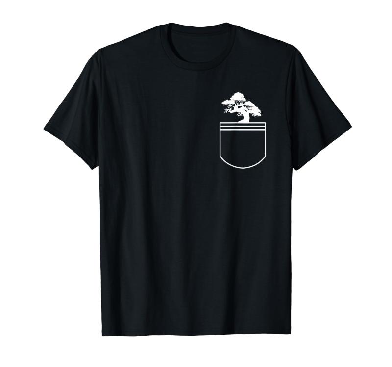 乐天商城 - かわいいポケット盆栽 Tシャツ
