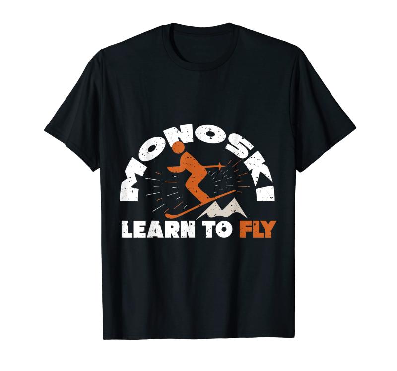 Monoski 面白いモノスキー スキーギフト Tシャツ