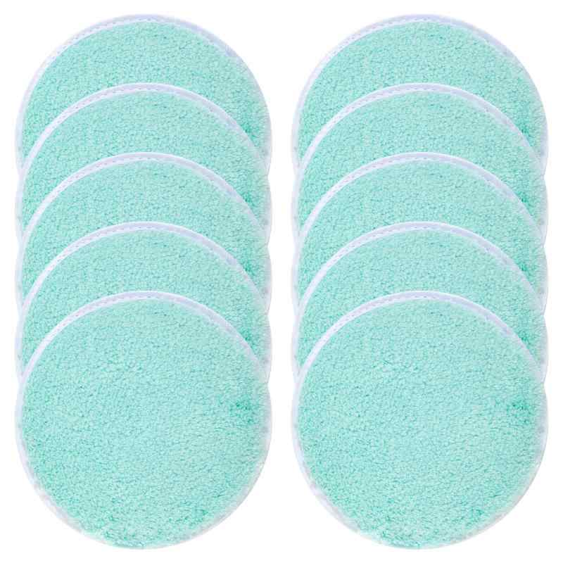 J・YANG リピートリムーバーパッド洗顔ミルキィで顔をしっかり落とせる、オールスキンの超やわらかで繰り返し使えるマイクロファイバーマットクレンジングクリームパフ10枚