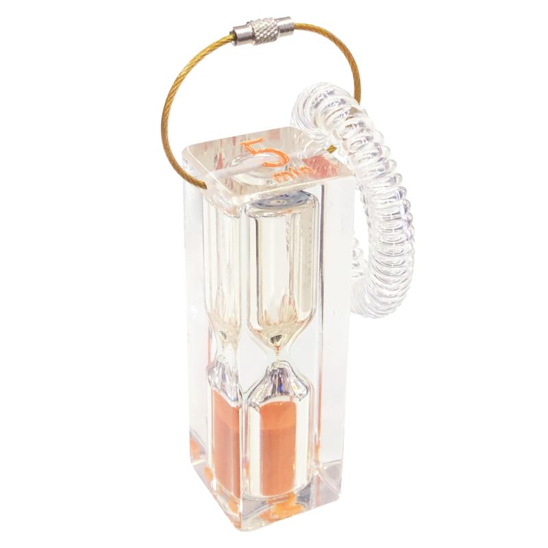 SOU by RAKUSE (ソウバイラクセ) アクリル防水砂時計 (5分計 / グリーン)サウナ 砂時計 サンドタイマー (防水/軽量/割れにくい)【サウナ、水風呂、外気浴の時間管理に】その日のコンディションを把握するのに時間管理は大事な...