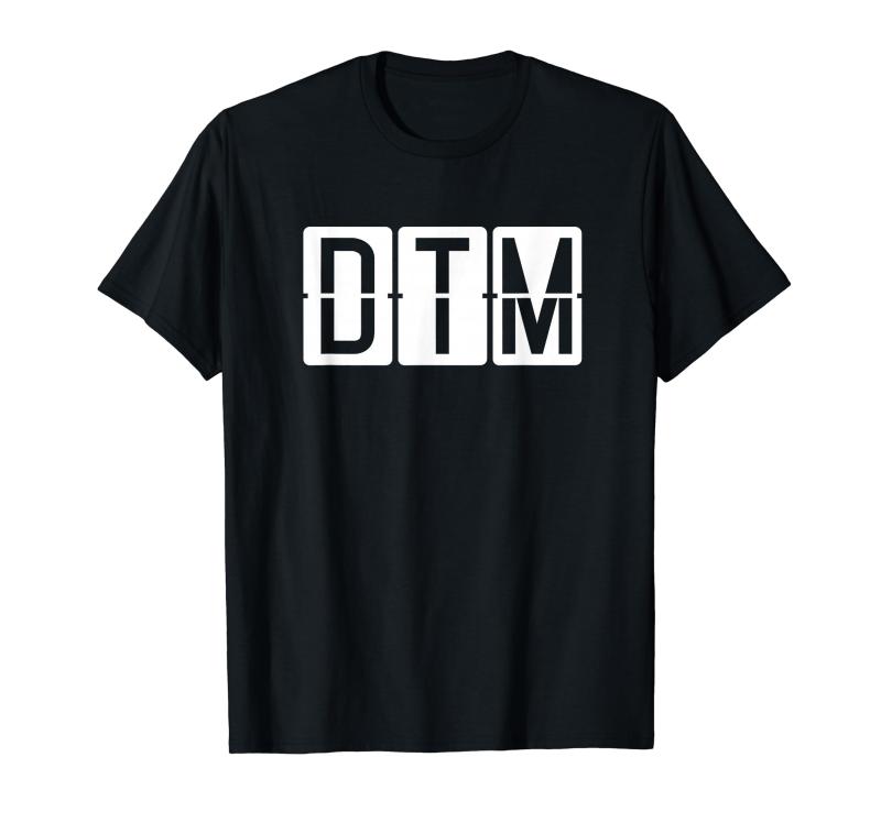 DTMドルトムント空港コード 空港&amp;旅行 Tシャツ