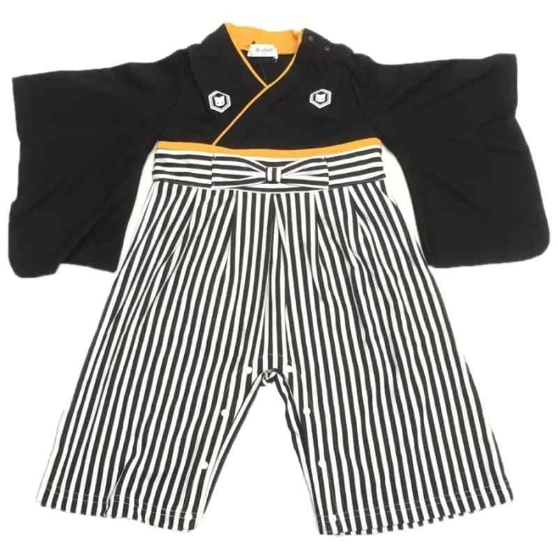 [Aenak] 雑貨イズム 袴 ロンパース 男の子 お食い初め 初節句 ベビー服 袴カバーオール