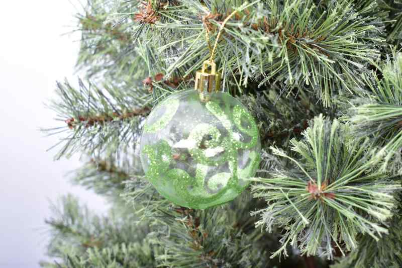 ジュールレンケリ(Jouluenkeli) クリスマスオーナメントガラツキボールセット 6cm/9pcs GREEN 77603095