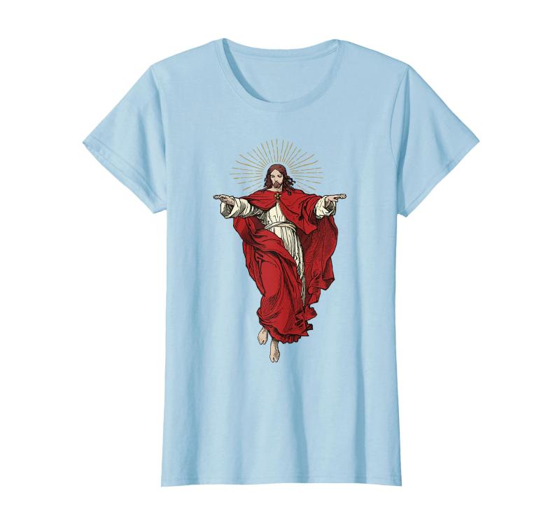 Rakuten - キリスト天の信仰 カトリック イエスキリスト Tシャツ