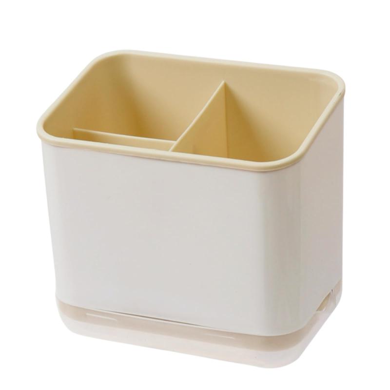 ハオハナ 箸立て 水切り キッチン おしゃれ カトラリースタンド 台所 卓上 調理器具 収納 整理 仕切り スプーン フォーク しゃもじ 菜箸 入れ