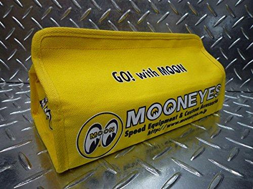 キャンバス ティッシュカバー ムーンアイズ（イエロー）ティッシュボックス ティッシュケース ティッシュ お洒落