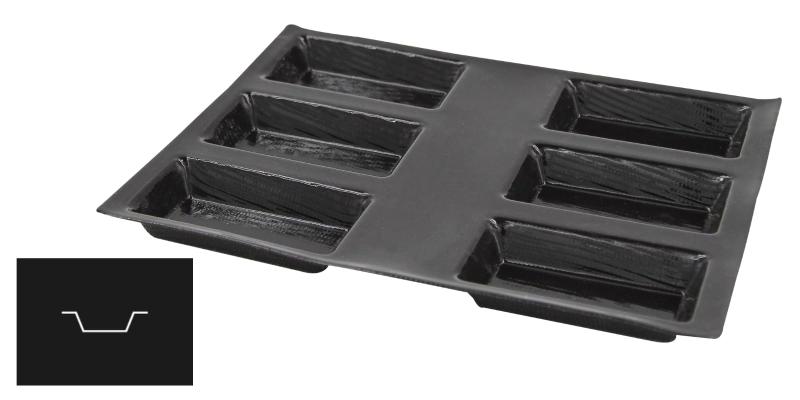 日仏商事(株) DEMARLE(ドゥマール) シリコン型 フレキシパン フィナンシェ(長方形)S FP03264