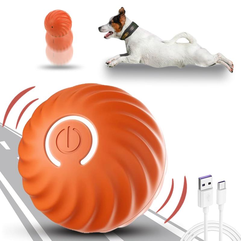 キャットハイ 犬ボール 犬おもちゃ 電動ボール ねこおもちゃ 猫ボール ペットおもちゃ 弾むボール 犬用..