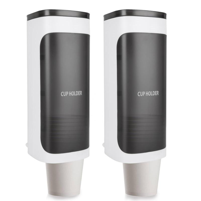 やぬき 紙コップホルダー 2個セット カップディスペンサー 紙カップ プラスチックカップ 使い捨て 40個..