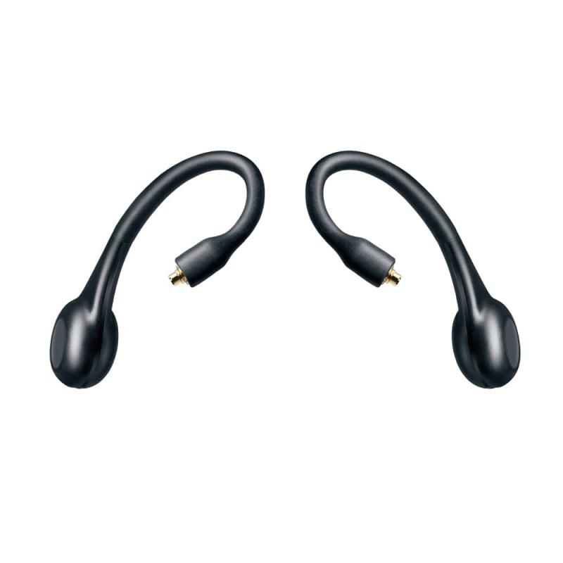 SHURE シュア RMCE-TW2 ブラック ワイヤレス セキュアフィット アダプター : ワイヤレスイヤホン変換 MMCX 耳掛け IPX4防滴 外音取り込み マイク付 Bluetooth 5.0 音楽 オーディオリスニング ランニ
