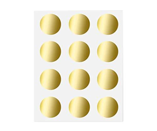 Rakuten - HEIKO タックラベル (シール) NO.449 丸 金 Φ28mm 120片/62-1029-85