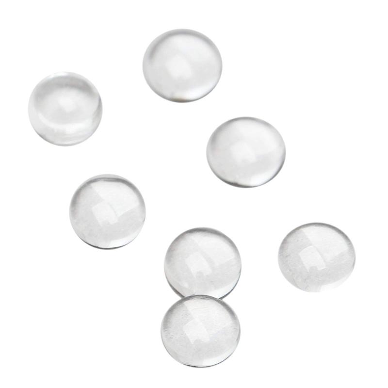 乐天商城 - 200個入りセット ペースター 円形 ガラス クリア ガラスカボション 6mm 工芸品 ファッション ジュエリー用 DIY