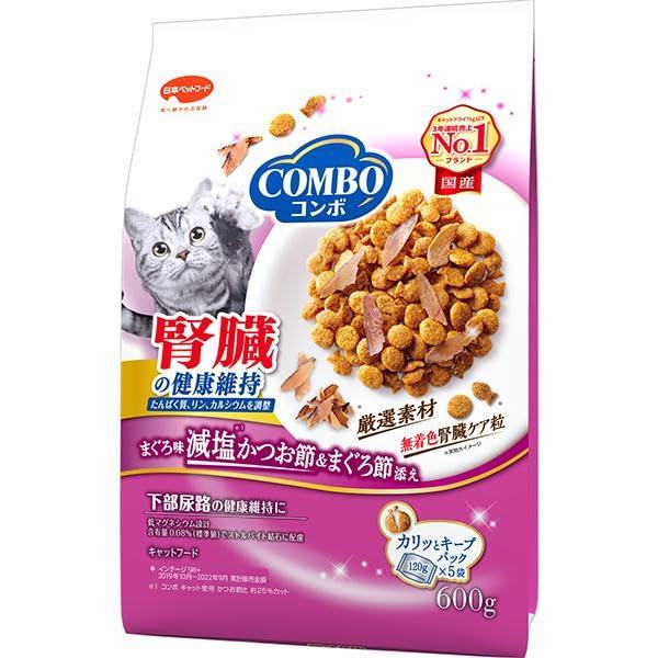 乐天商城 - 日本ペットフード 【セット販売】コンボ キャット 腎臓の健康維持 600g（120g×5袋）×2コ