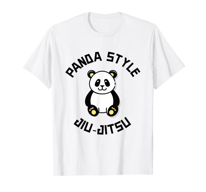 パンダ風 柔術 MMA ムエタイ ファイティング かわいい Tシャツ