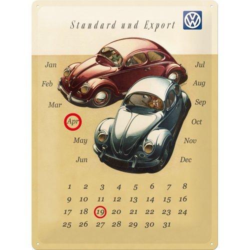Rakuten - カレンダー フォルクスワーゲン VW Kafer Duo Kalender/ブリキ看板 TIN SIGN アメリカン雑貨 インテリア