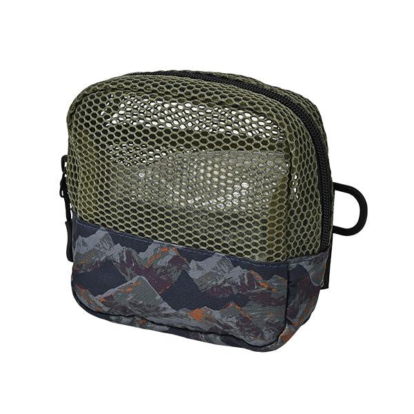 KiU キウ トラベルメッシュスクエアポーチ TRAVEL MESH SQUARE POUCH メンズ レディース 男女兼用 メッシュポーチ コスメポーチ ガジェットポーチ 軽量 通気性 出張 旅行 トラベル サイケデリックフ vision-stores-10035789 ビジョンストア サンプル画像3