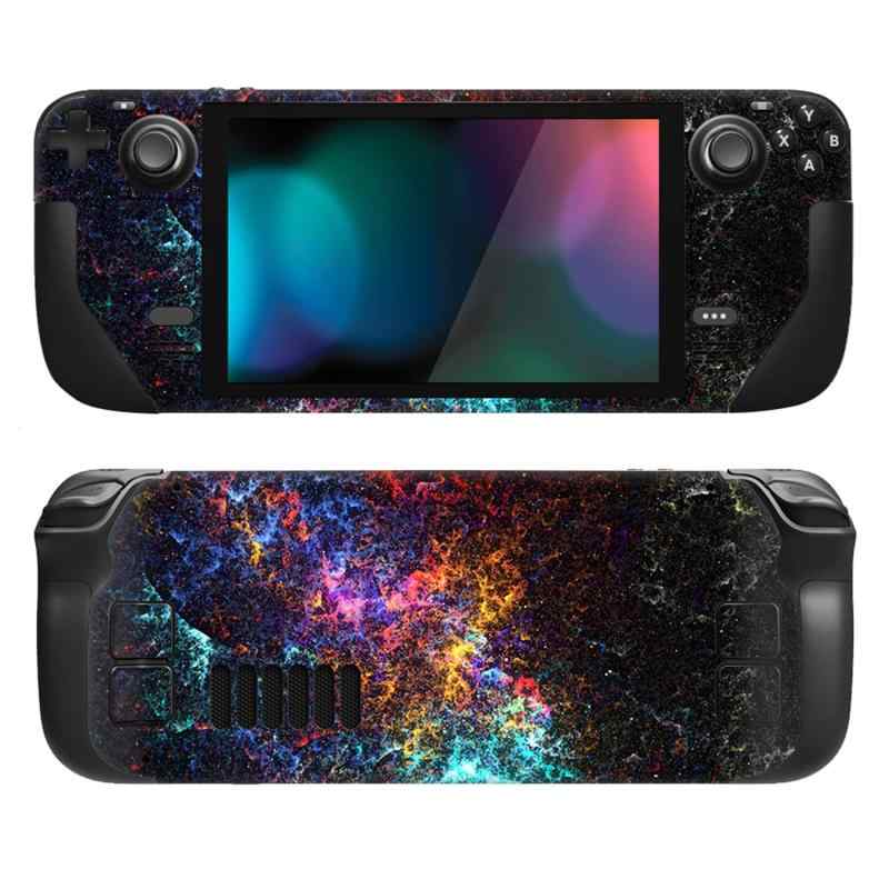 乐天商城 - PlayVital Steam Deckモデルに対応用フルセット保護ステッカーシール、Steam Deckに対応用カスタムビニールステッカースキン【ギャラクシースプラッシュ】